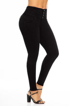 Load image into Gallery viewer, Luna Push Up Jeans - High Waisted - Black