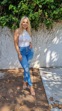 Load image into Gallery viewer, Sophia Push Up Jeans - High Waisted - Light Blue Ripped