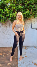 Load image into Gallery viewer, Gina Push Up Jeans - High Waisted - Black Texture