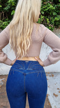 Load image into Gallery viewer, Belinda Push Up Jeans - High Waisted - Dark Blue