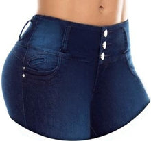 Load image into Gallery viewer, Valeria Push Up Jeans - Mid Rise - Deep Blue