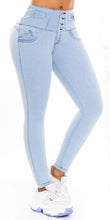 Load image into Gallery viewer, Cristal Push Up Jeans - High Waisted - Light Blue