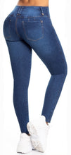 Load image into Gallery viewer, Tania Push Up Jeans - Mid Rise - Blue