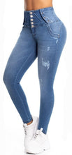 Load image into Gallery viewer, Amber Push Up Jeans - High Waisted - Blue