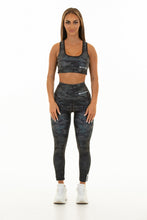 Load image into Gallery viewer, High Waisted - Body Shaping Leggings Camo + Sports Bra
