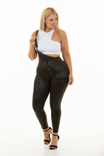 Load image into Gallery viewer, Leather Look Overall - Body Shaping Legging