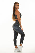 Load image into Gallery viewer, High Waisted - Body Shaping Leggings Camo + Sports Bra