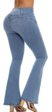 Load image into Gallery viewer, Andre Push Up Jeans - High Waisted - Blue
