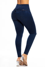 Load image into Gallery viewer, Coco Push Up Jeans - High Waisted - Dark Blue
