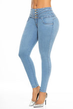 Load image into Gallery viewer, Miel Push Up Jeans - High Waisted - Blue
