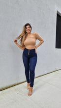 Load image into Gallery viewer, Paloma Push Up Jeans - High Waisted - Dark Blue
