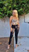 Load image into Gallery viewer, Gina Push Up Jeans - High Waisted - Black Texture
