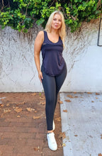 Load image into Gallery viewer, High Waisted -  Full Compression Leggings - Black Matte + Top
