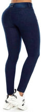 Load image into Gallery viewer, Valeria Push Up Jeans - Mid Rise - Deep Blue
