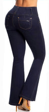 Load image into Gallery viewer, Kate Push Up Jeans - High Waisted - Dark Blue

