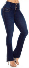 Load image into Gallery viewer, Gabriela Push Up Jeans - High Waisted - Dark Blue
