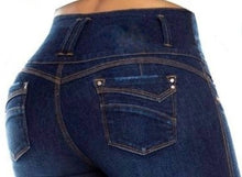Load image into Gallery viewer, Gabriela Push Up Jeans - High Waisted - Dark Blue
