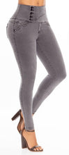 Load image into Gallery viewer, Tiffany Push Up Jeans - High Waisted - Light Grey
