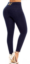 Load image into Gallery viewer, Paloma Push Up Jeans - High Waisted - Dark Blue
