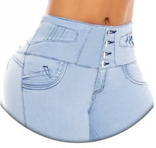 Load image into Gallery viewer, Cristal Push Up Jeans - High Waisted - Light Blue
