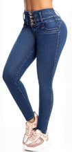 Load image into Gallery viewer, Luana Push Up Jeans - High Waisted - Blue
