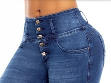 Load image into Gallery viewer, Lucia Push Up Jeans - Mid Rise - Blue
