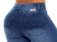 Load image into Gallery viewer, Lucia Push Up Jeans - Mid Rise - Blue
