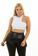 Load image into Gallery viewer, Leather Look Overall - Body Shaping Legging

