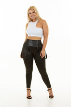 Load image into Gallery viewer, Leather Look Overall - Body Shaping Legging
